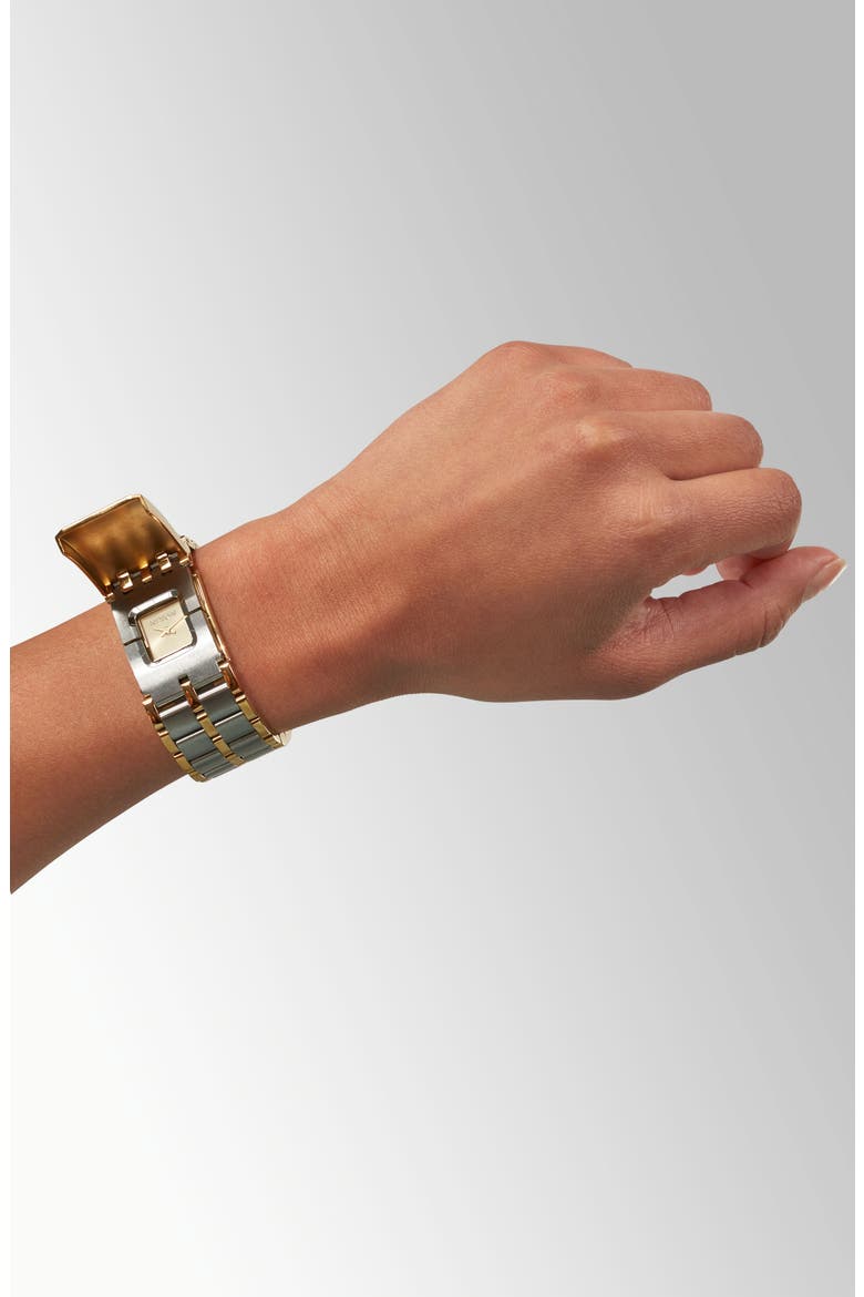Confidante Bracelet Watch, 23mm, Alternate, color, SILVER/ GOLD