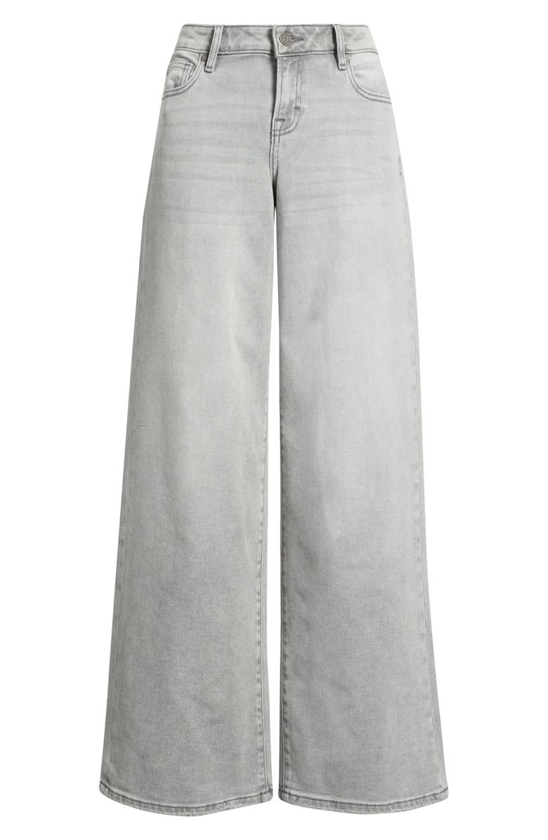 HIDDEN JEANS Mid Rise Extra Wide Leg Jeans, Alternate, color, Light Grey