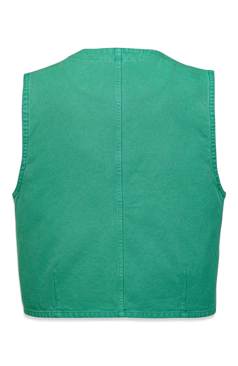 MCM x KASINA Bandana Monogram Gilet in Oxford Cotton, Alternate, color, 