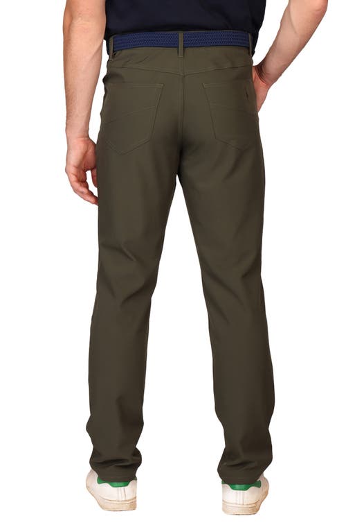 Tailorbyrd Five-pocket Performance Pants In Green
