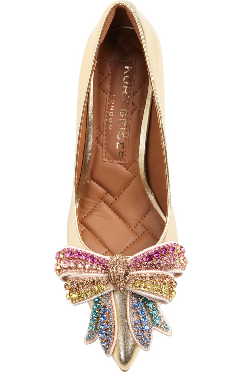 Kurt Geiger London Belgravia Bow Pointed Toe Pump, Alternate, color,