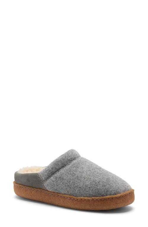 Sorel Nakiska Iii Faux Shearling Lined Slide Slipper In Ancient Fossil/gum 2
