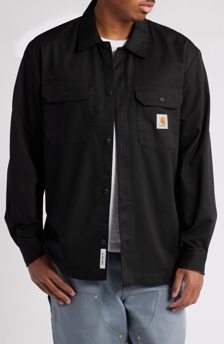 Carhartt Work In Progress Craft Twill Button-Up Shirt, Main, color, 