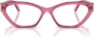 Versace 55mm Cat Eye Optical Glasses