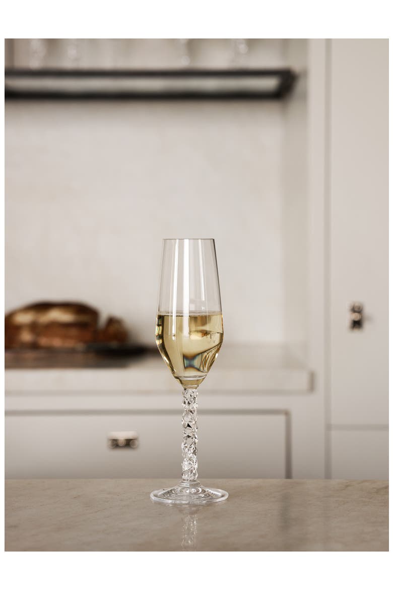 Carat Set of 2 Champagne Flutes, Alternate, color, CLEAR