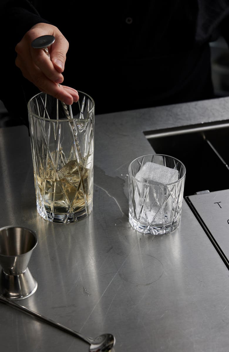 Orrefors City Set of 4 Crystal Old Fashioned Glasses, Alternate, color, Clear