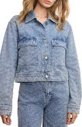 Good American Crystal Denim Jacket