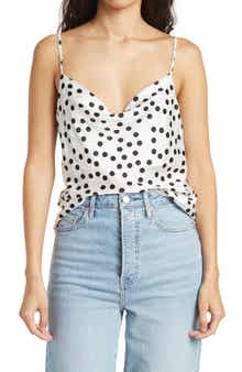 Renee C Sleeveless Cowl Neck Tank