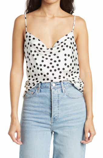 Renee C Sleeveless Cowl Neck Tank