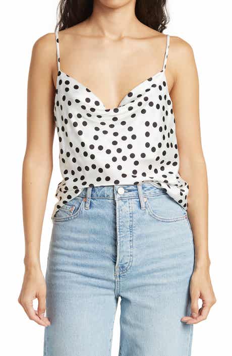 Renee C Sleeveless Cowl Neck Tank