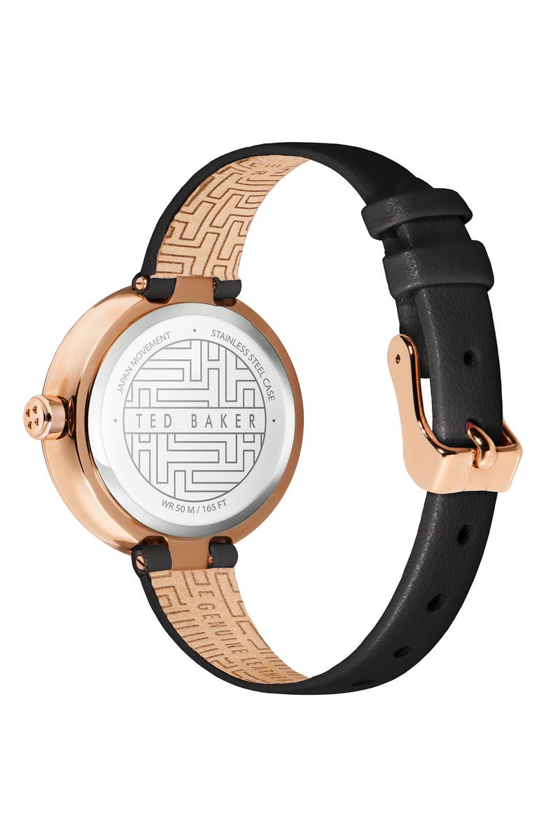 Ted Baker London Lenara Leather Strap Watch, 28mm, Alternate, color,