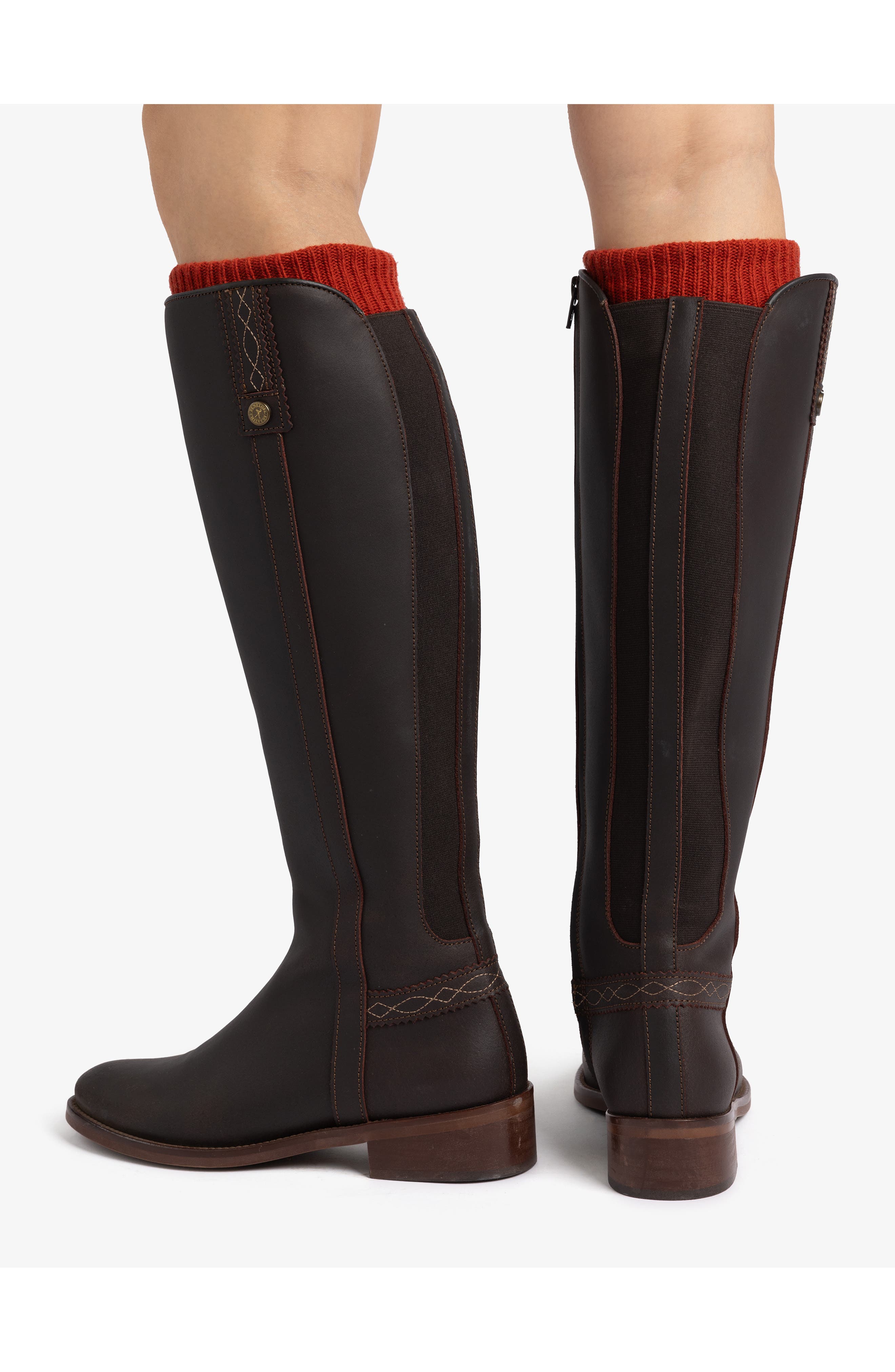 Penelope Chilvers Rein Riding Boot, Alternate, color, Dark Oak