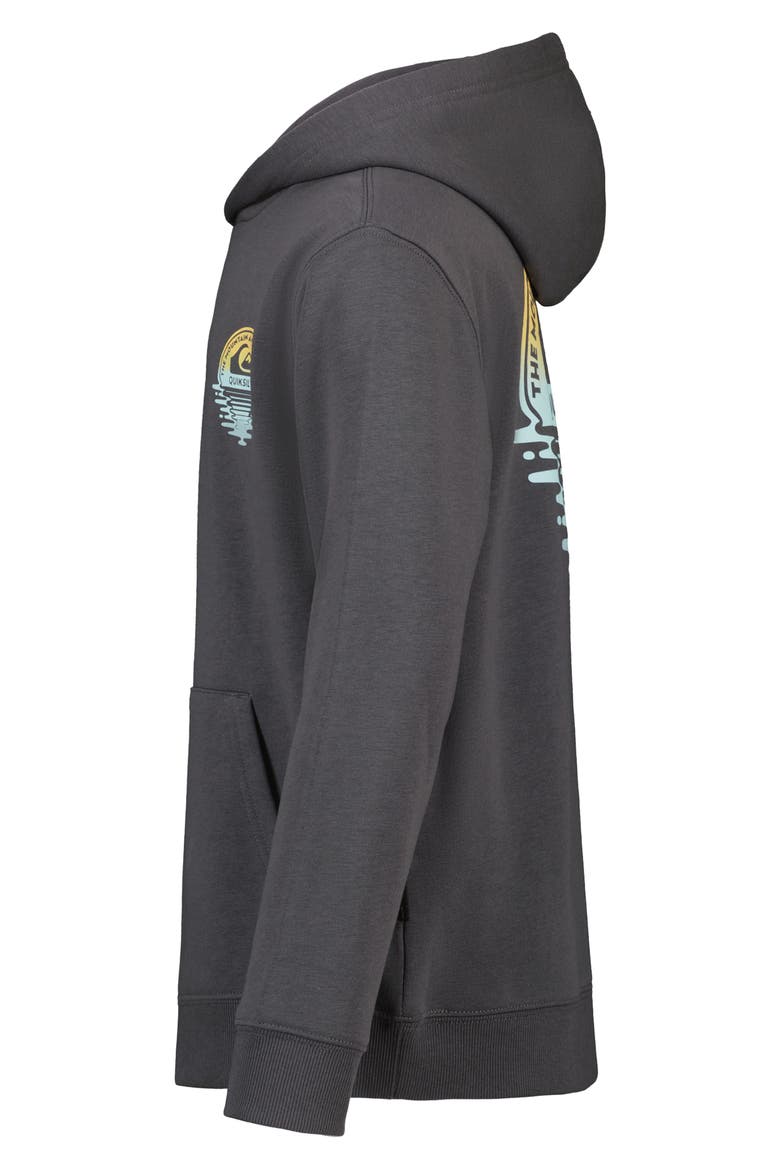 Kids' Reflection Graphic Hoodie, Alternate, color, IRON GATE
