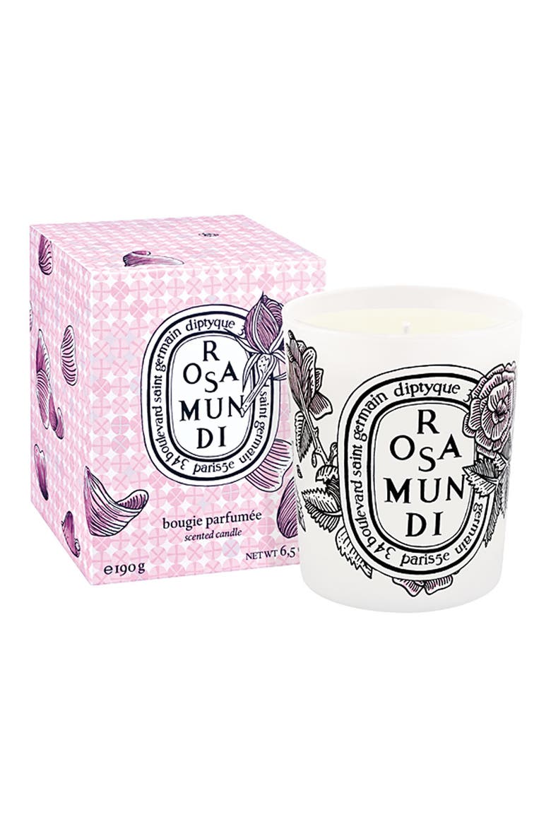 'Rosa Mundi' Scented Candle, Alternate, color, NO COLOR