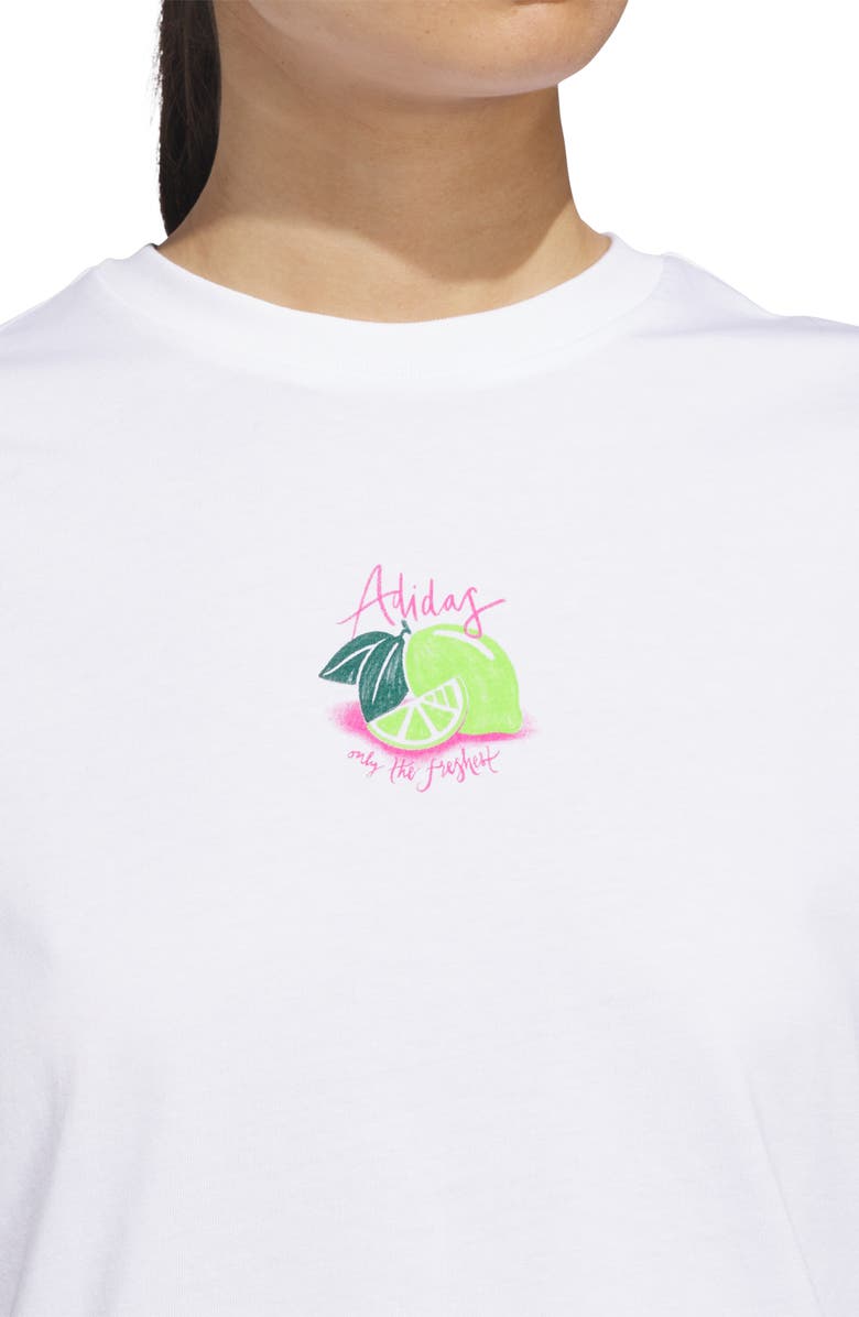 adidas The Limoncello Cotton Graphic T-Shirt, Alternate, color, White