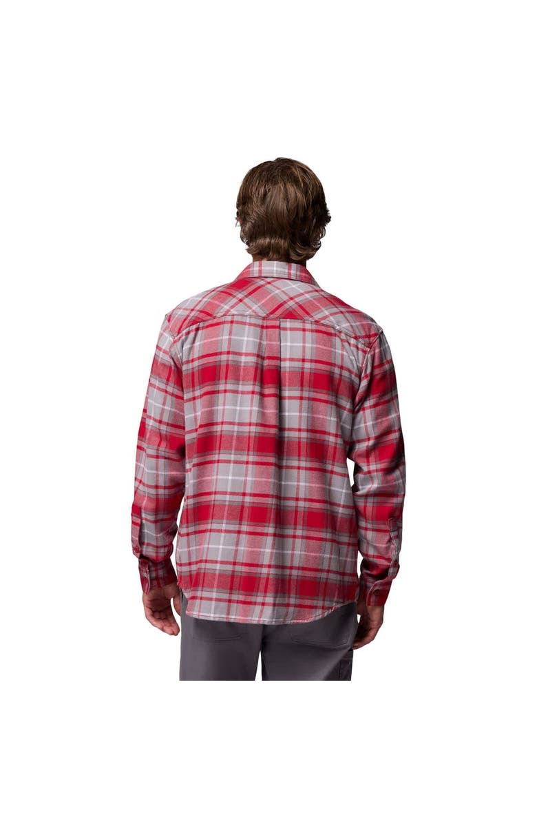 Columbia Men's Columbia  Crimson Alabama Crimson Tide Flare Gun Omni-Wick Flannel Long Sleeve Button-Up Shirt, Alternate, color, 
