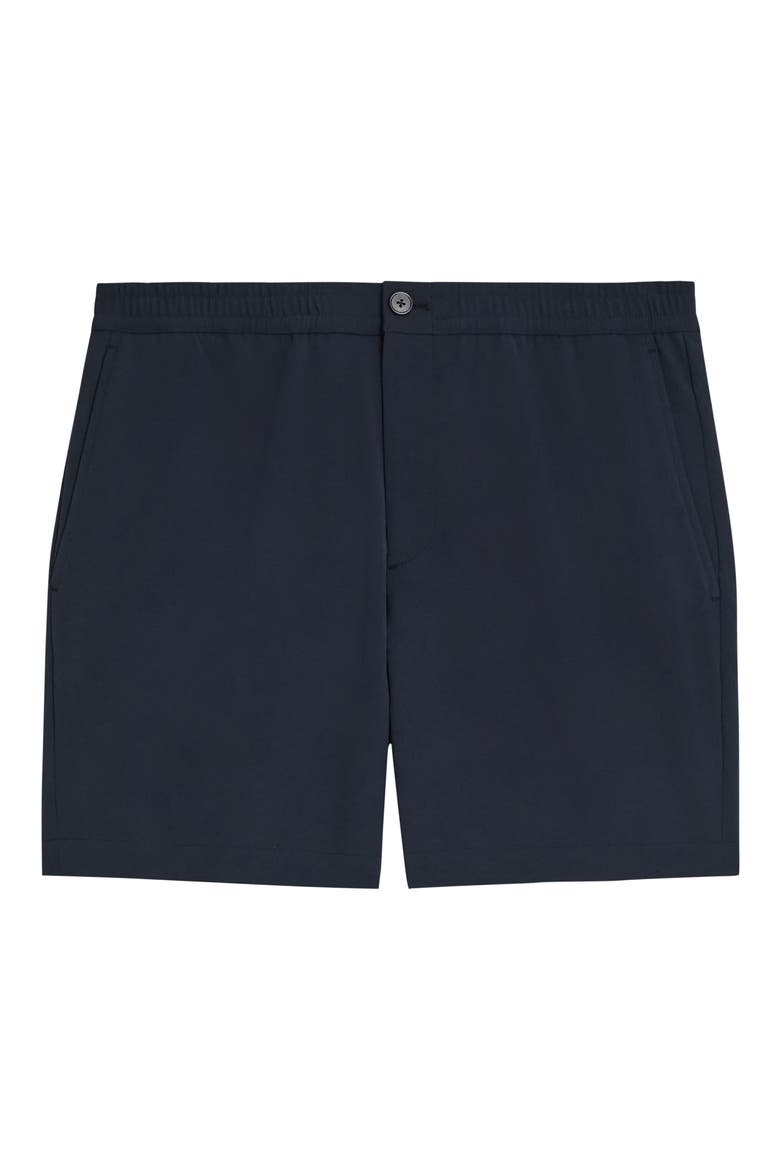 Larin Flat Front Drawstring Shorts, Alternate, color, BALTIC