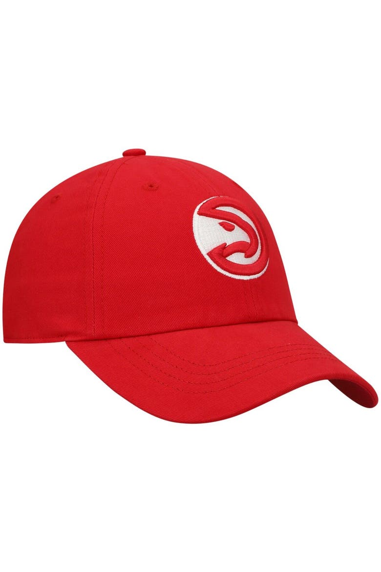 Women's '47 Red Atlanta Hawks Miata Clean Up Logo Adjustable Hat, Alternate, color, Red