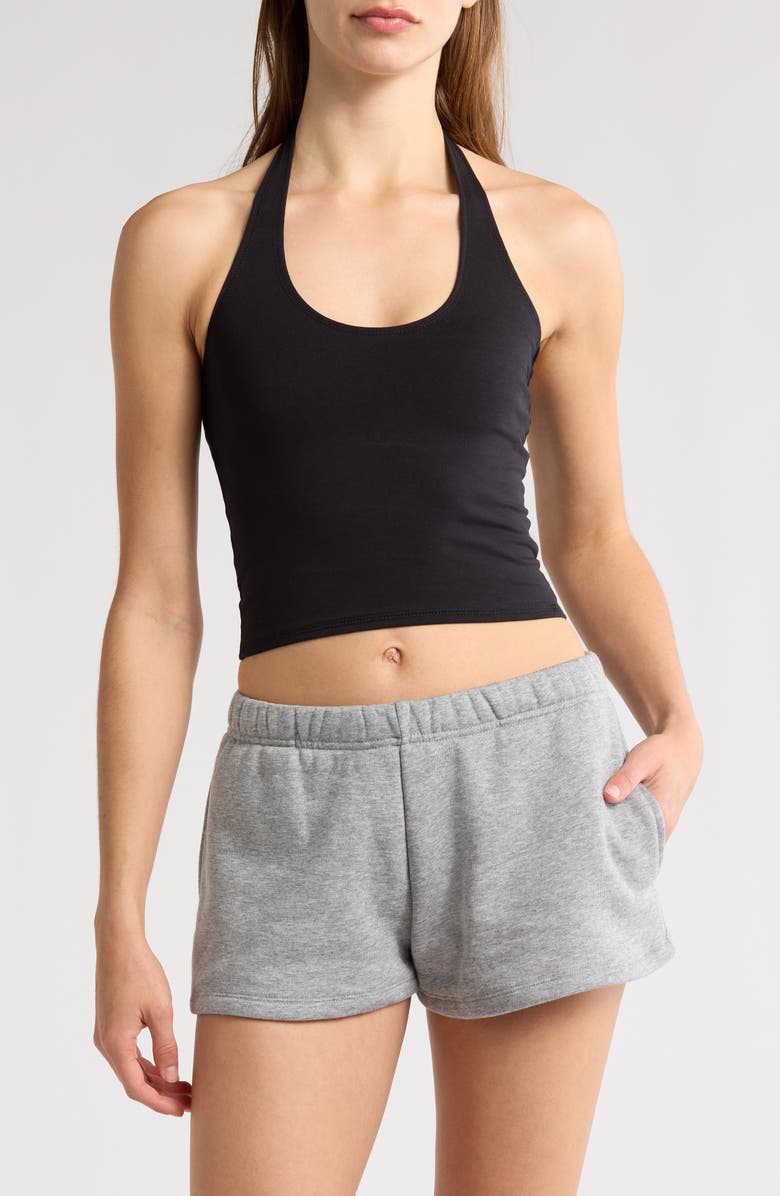Florence by Mills Terry Halter Crop Top, Main, color, 