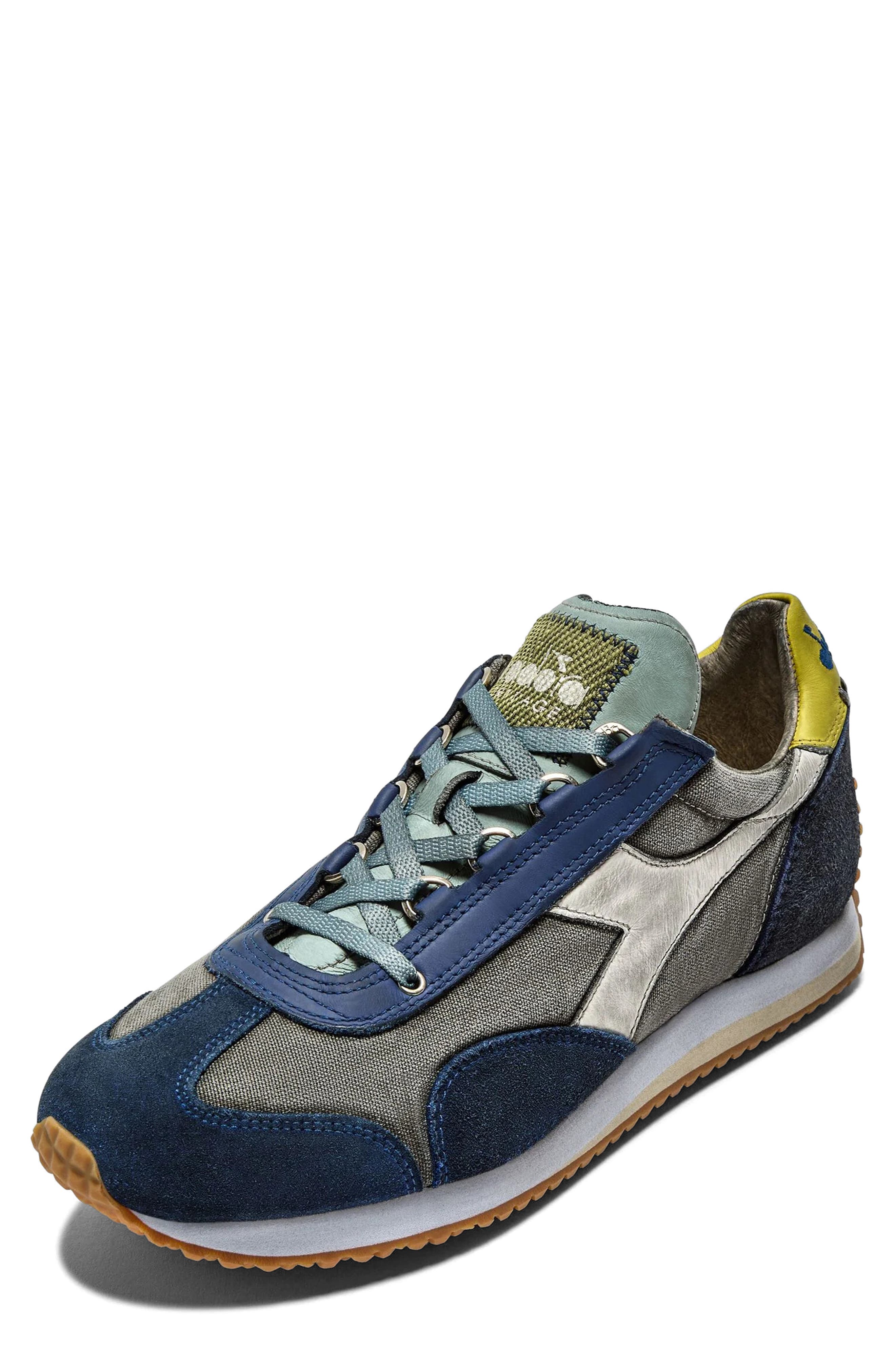 Diadora Equipe H Dirty Stone Wash EVO, Alternate, color, Blue Haze