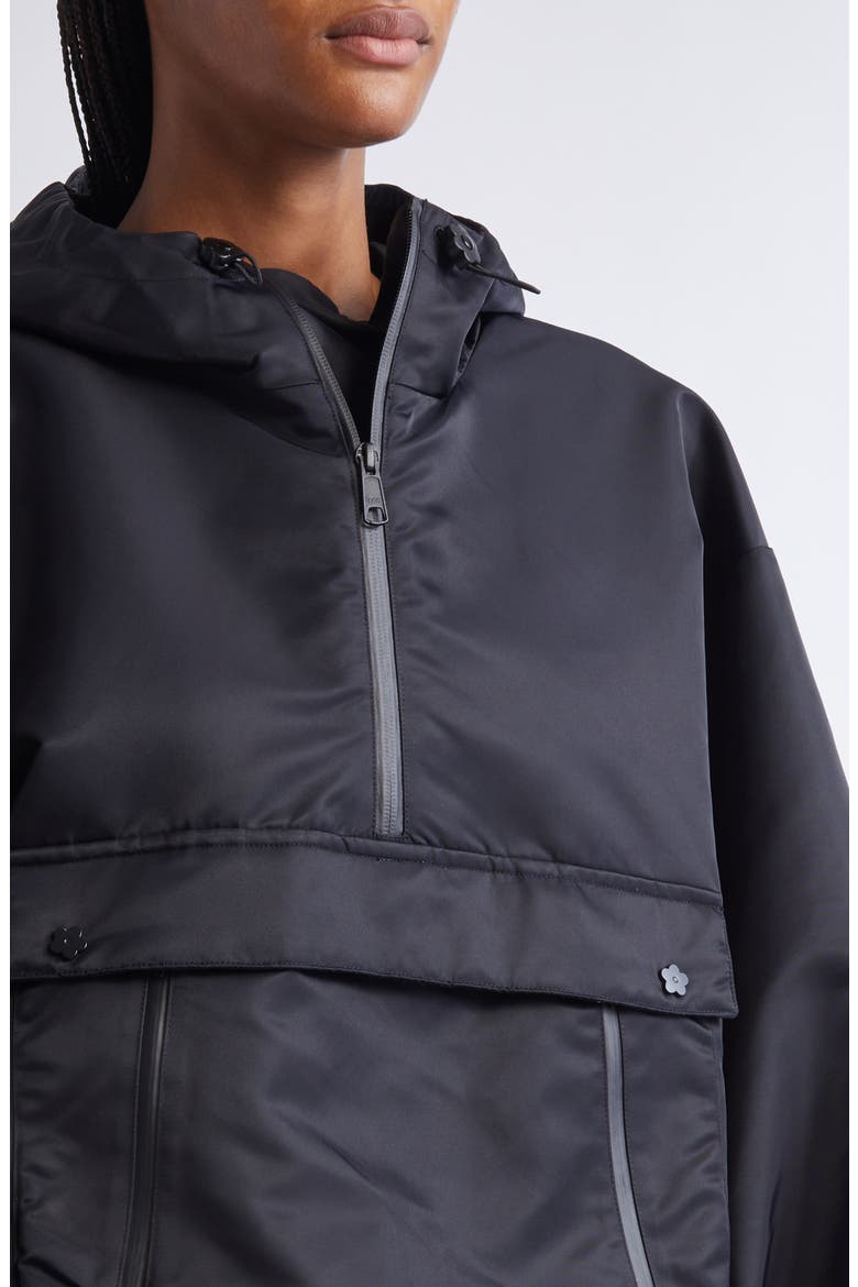 Beverly Technical Nylon Anorak, Alternate, color, BLACK
