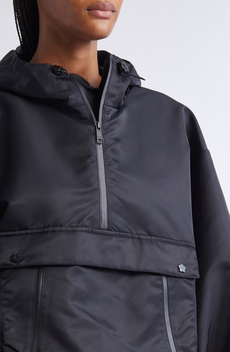 Cecilie Bahnsen Beverly Technical Nylon Anorak, Alternate, color, Black
