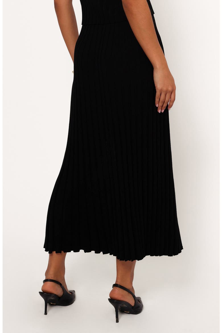 Carson Knit Midi Skirt, Alternate, color, BLACK