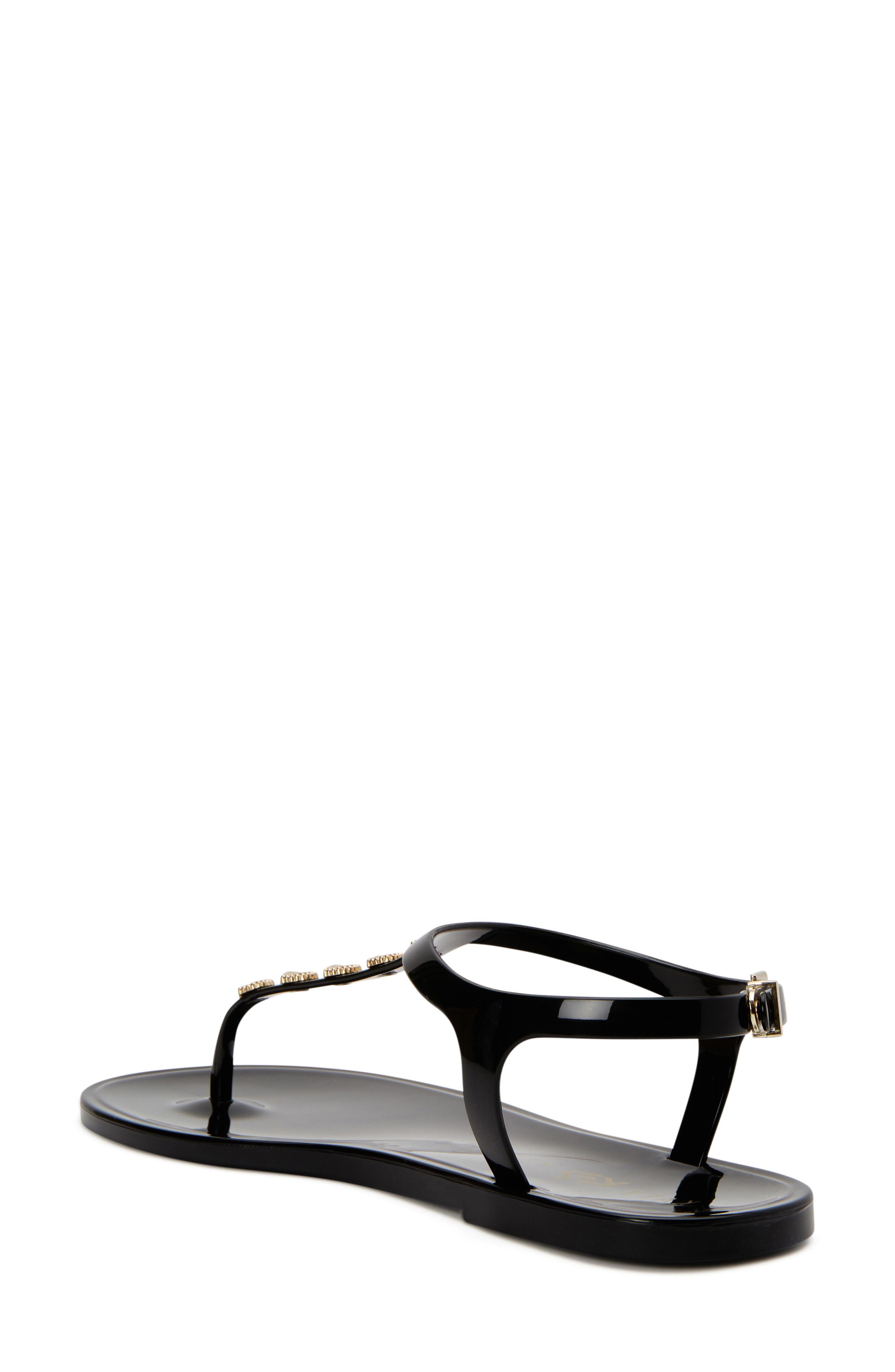 The Geli Studded Sandal, Alternate, color, BLACK SEASHELL