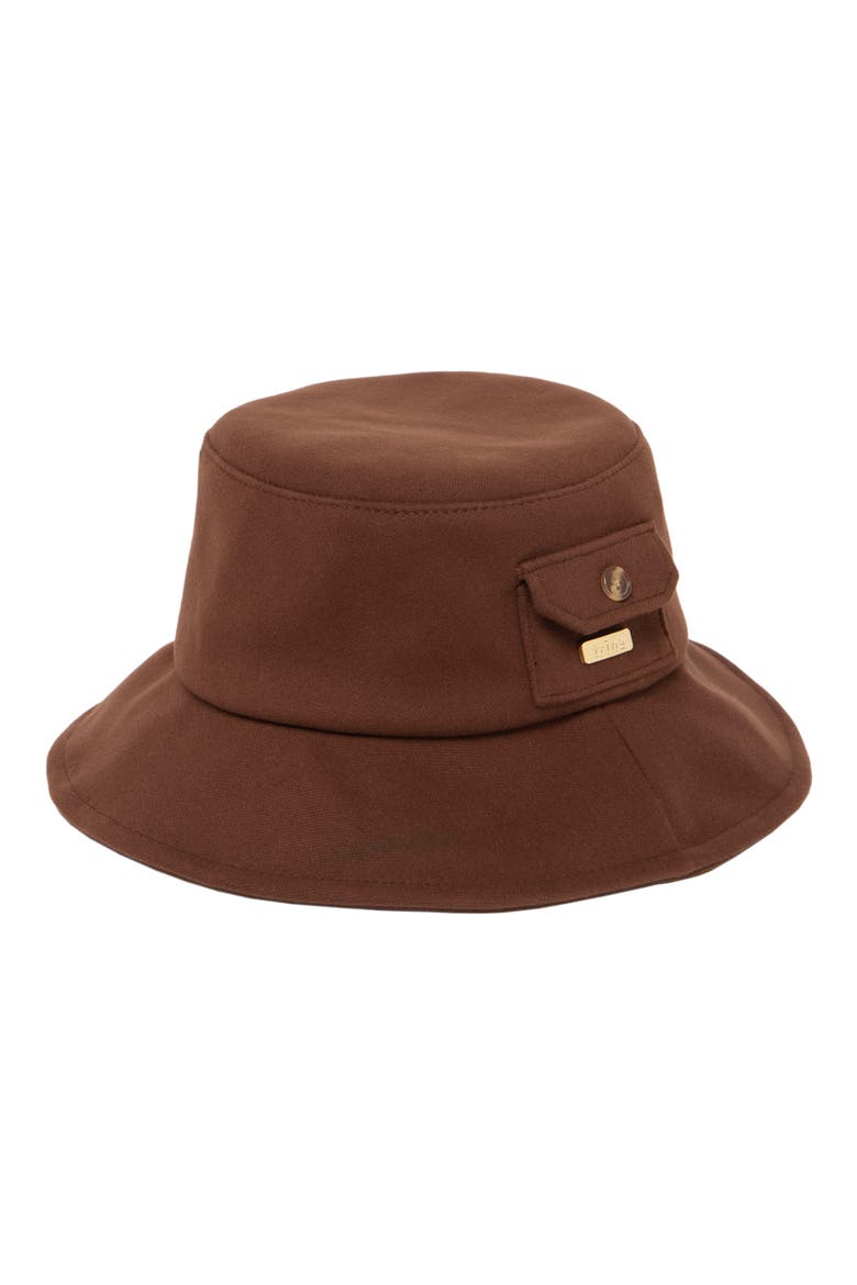 Pocket Bucket Hat, Main, color, BROWN