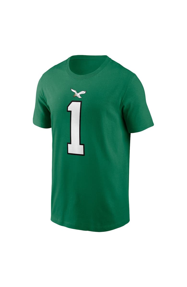 Nike Men's Nike Jalen Hurts Kelly Green Philadelphia Eagles Alternate Player Name & Number T-Shirt, Alternate, color, Kelly Green