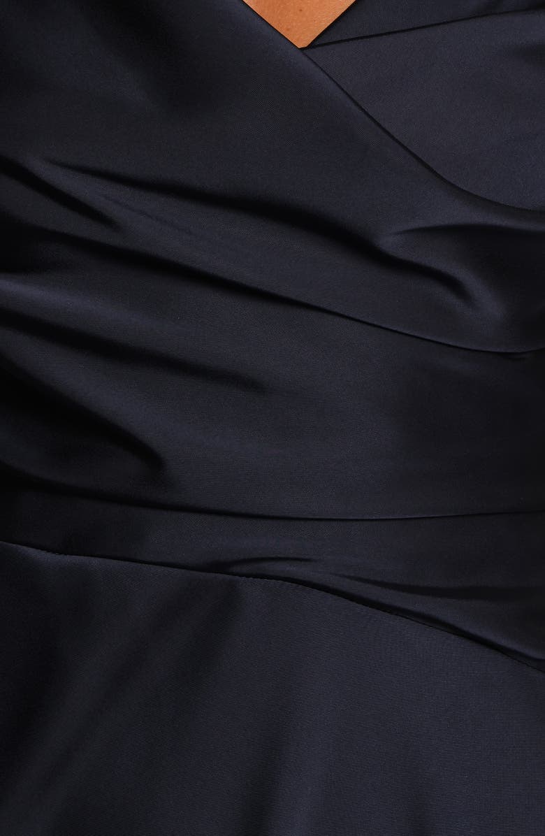 Petal & Pup Anela Asymmetric Maxi Dress, Alternate, color, Navy