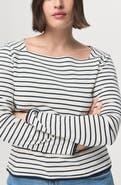 MANGO Boat Neck Cotton T-Shirt