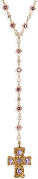 VIDAKUSH Belvedere Cross Rosary Chain Necklace