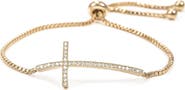 Bearfruit Jewelry 14k Gold Plated Cross Bracelet Faith Jewelry Dainty Meaningful Gift