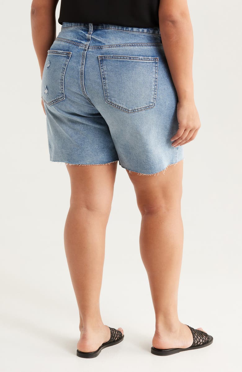 KUT from the Kloth Hailey Cutoff Bermuda Denim Shorts, Alternate, color, Focus