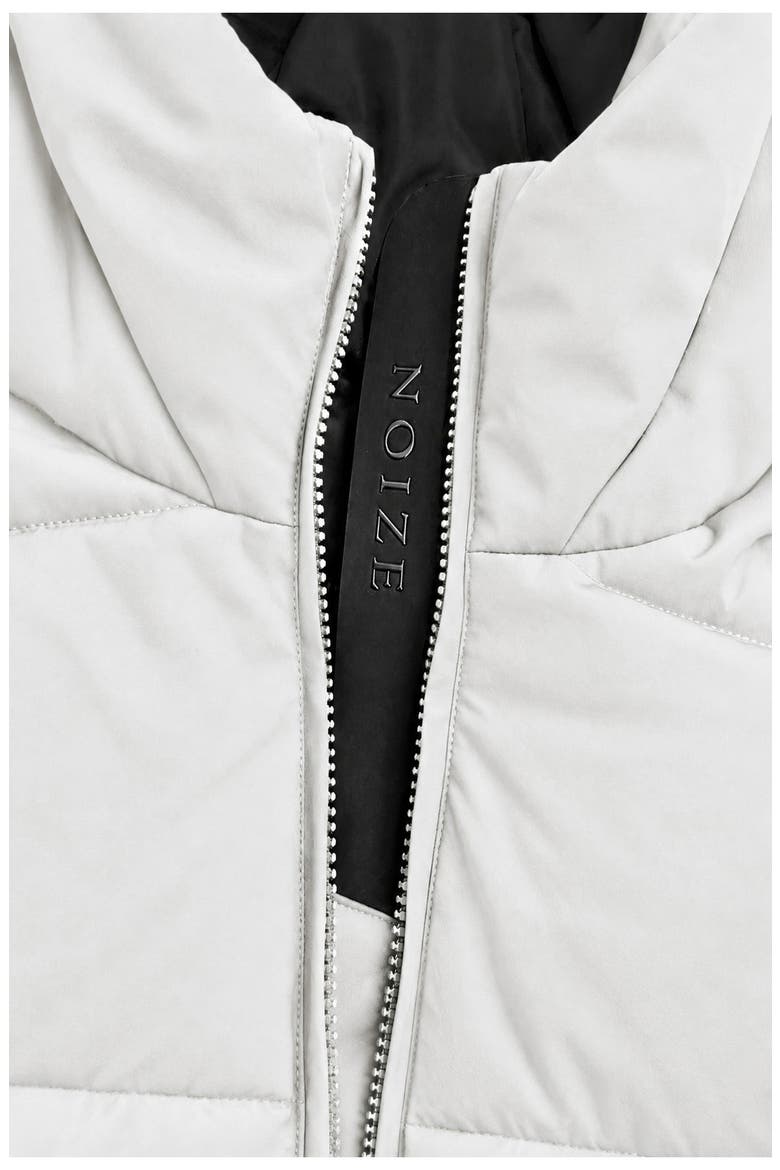 Stacy Water Resistant Hooded Puffer Jacket, Alternate, color, CLOUD