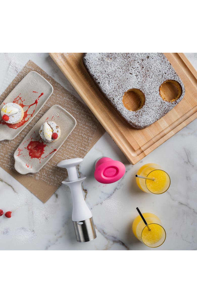 CUISIPRO Scoop And Stack Cylinder Shaped Ice Cream Scoop, Alternate, color, White