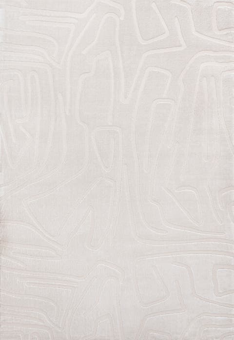 Alcina Modern Scandinavian Graphic Lines High-Low Area Rug