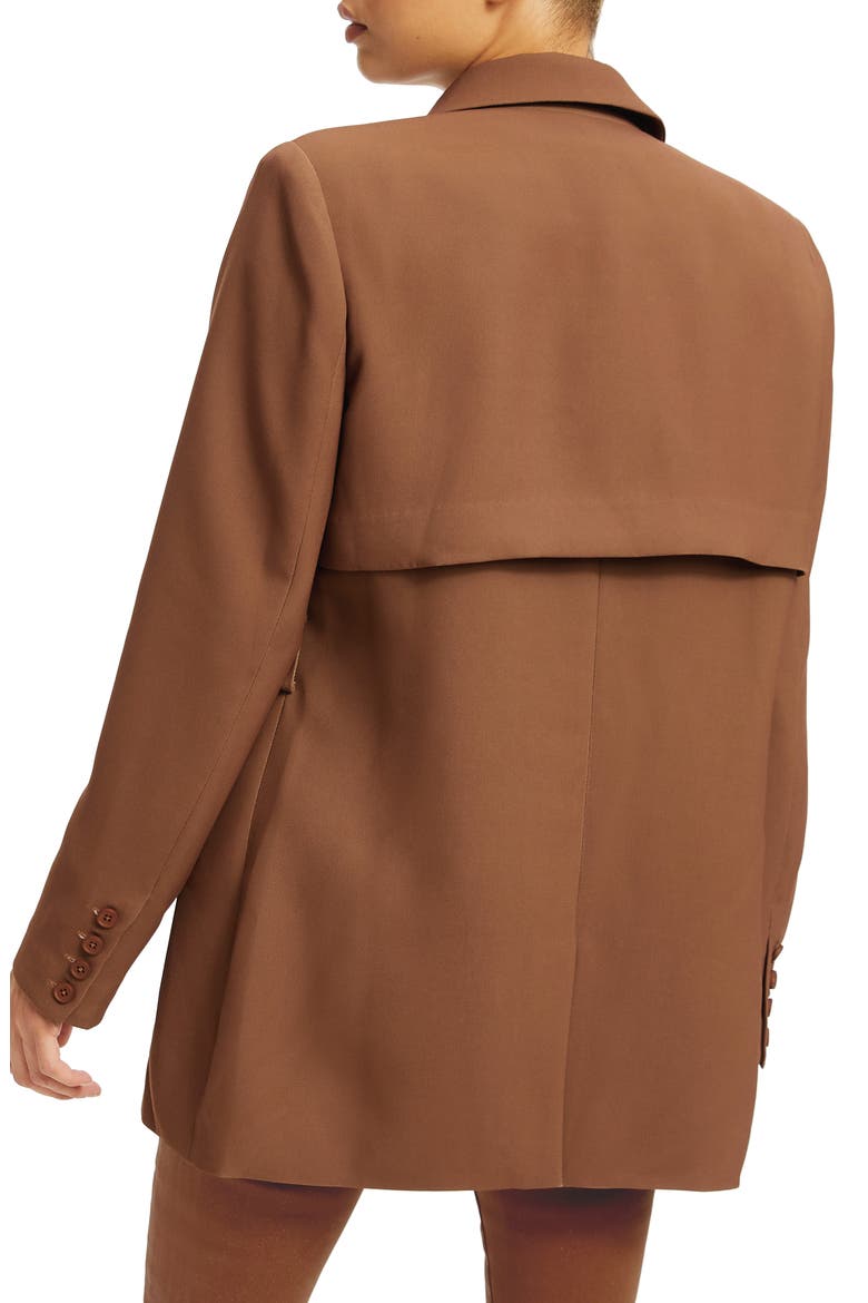 Trench Blazer, Alternate, color, BURNT CARAMEL002