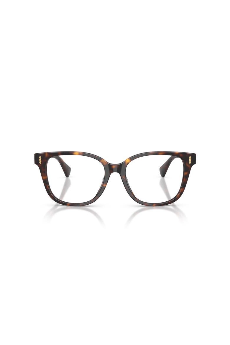 54mm Square optical glasses, Alternate, color, Brown