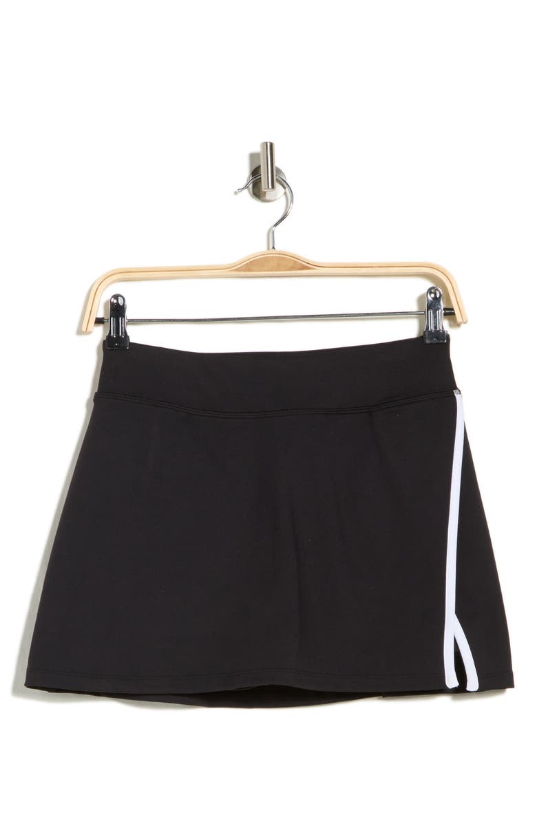 Z by Zella Split Second Skirt, Alternate, color, Black