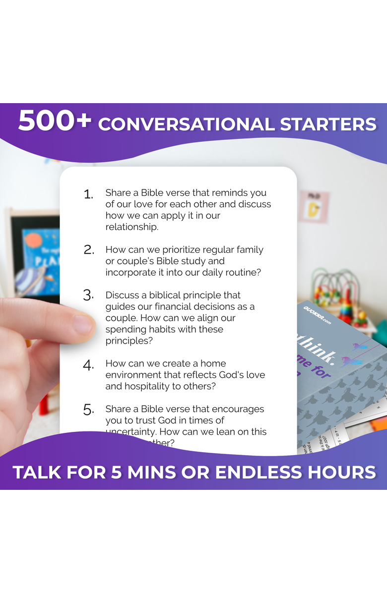Quokka Christian Couples Conversation Cards, Alternate, color, Travel Version