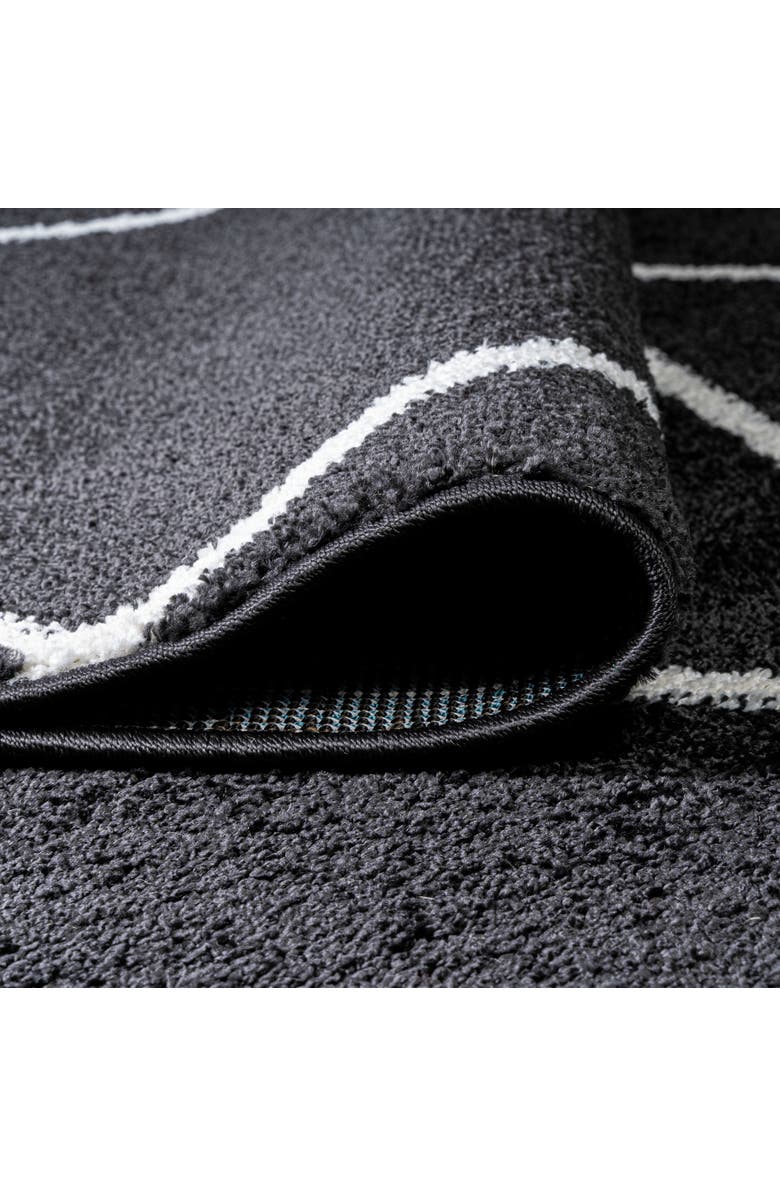 JONATHAN Y Cole Minimalist Diamond Trellis Area Rug, Alternate, color, Black/White