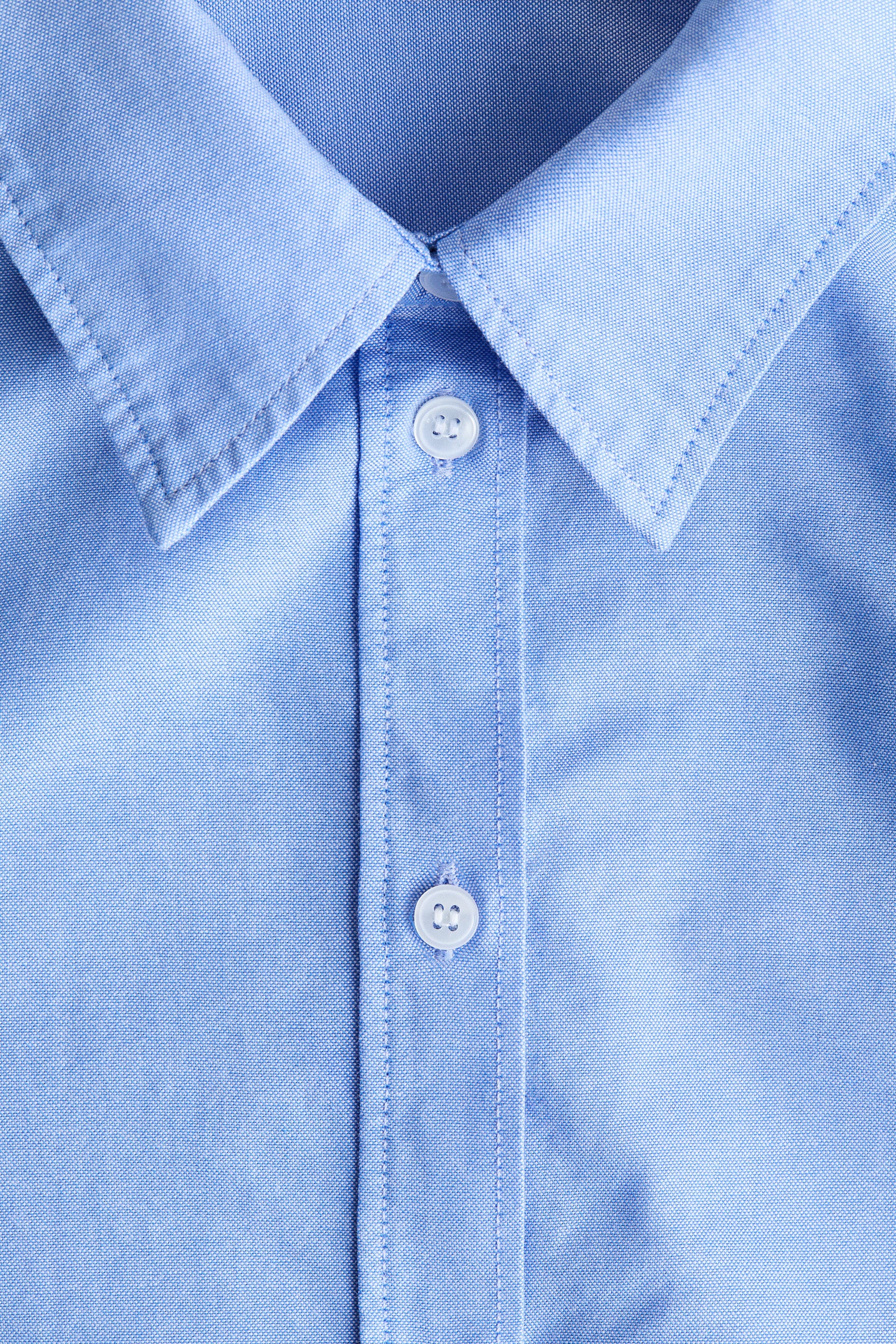 h&m blue dress shirt Women's Oxford - Navy