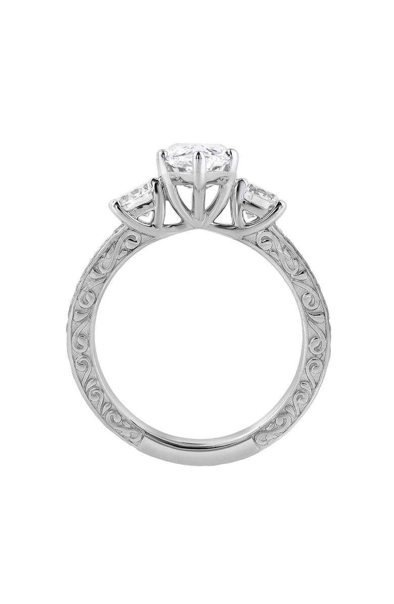 LuvMyJewelry Orlina 14K Gold 2.65 Ct Pear Lab Grown Diamond Engagement Ring, Alternate, color, 14K White Gold