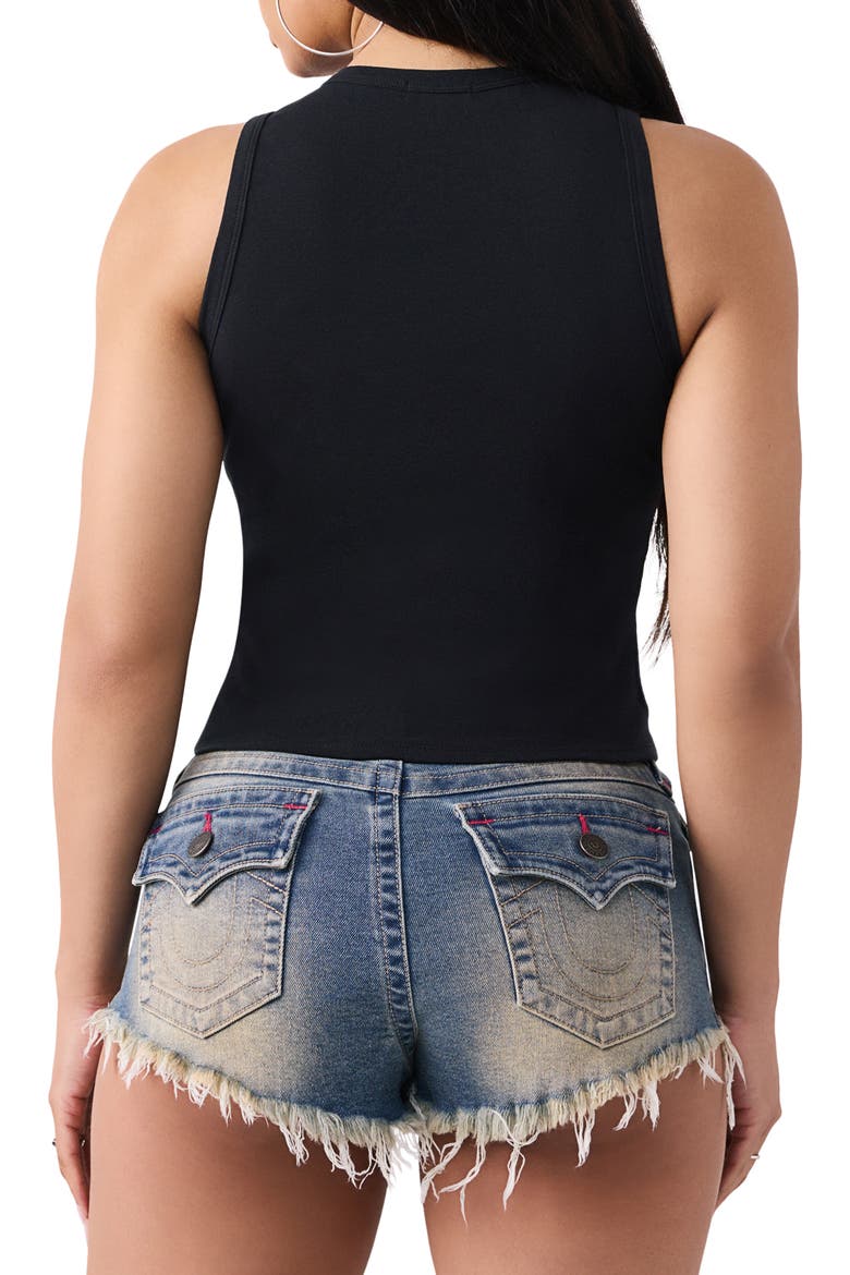 World Tour Logo Cotton Graphic Tank, Alternate, color, JET BLACK