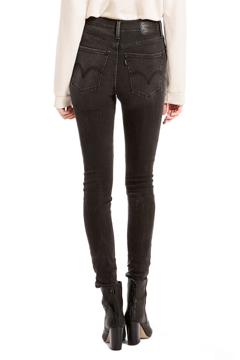Levi's® Mile High High Waist Super Skinny Jeans, Alternate, color, SF NIGHTS