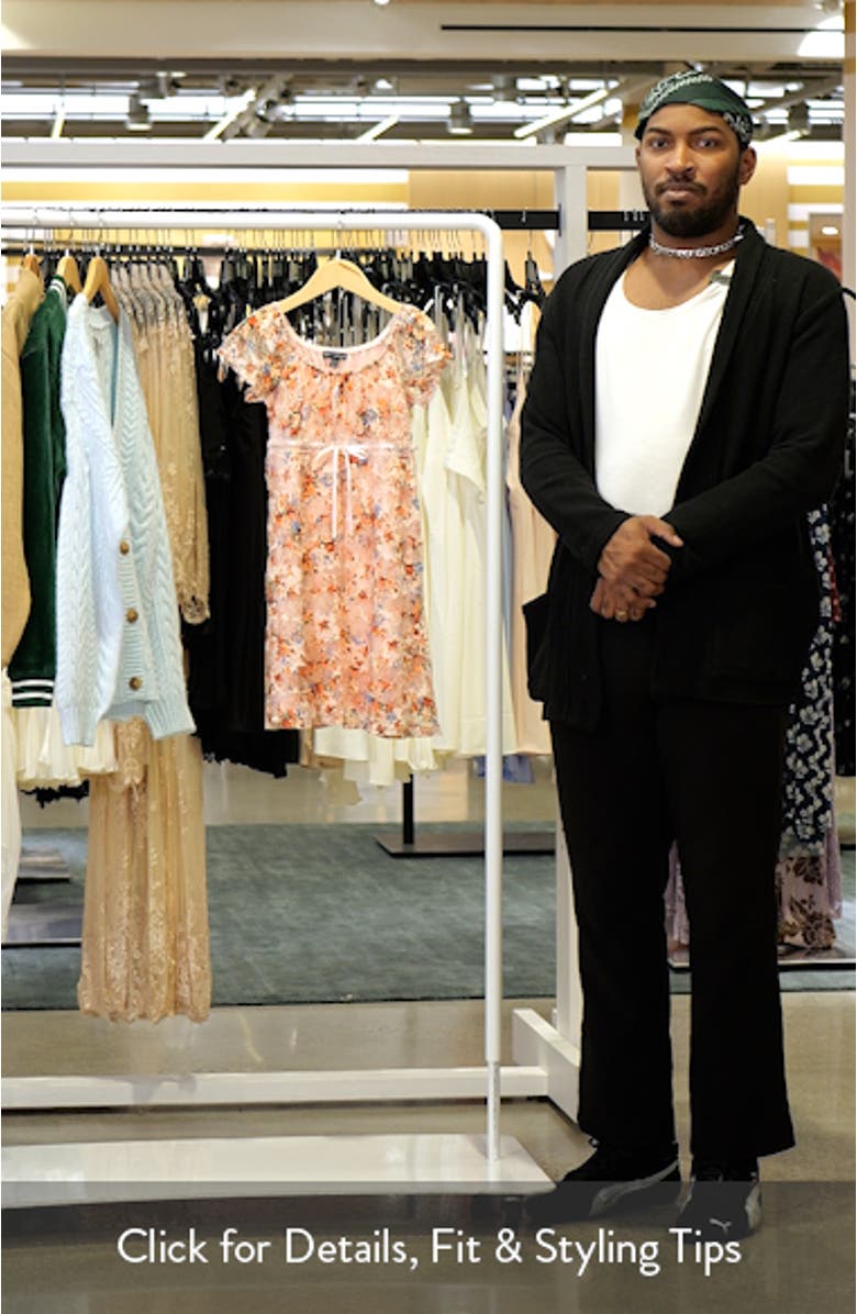 Kids' Empire Waist Lace Dress, sales video thumbnail