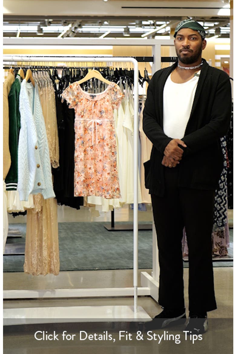 Kids' Empire Waist Lace Dress video