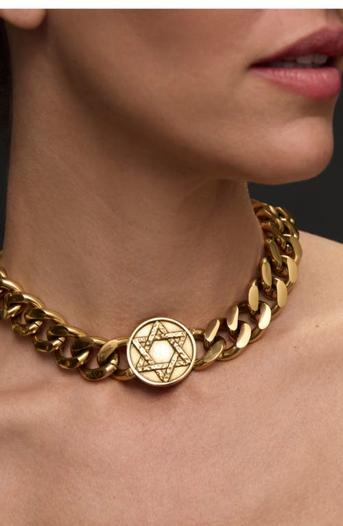 St. Moran Star Of David Necklace In Gold